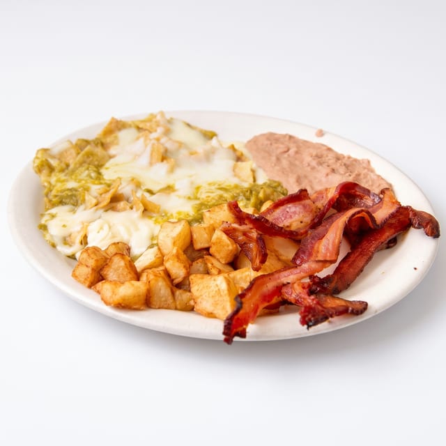 Chilaquiles [Simmered Tortilla Chips].