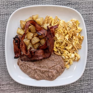 Migas Breakfast (Eggs with Tortilla Strips)
