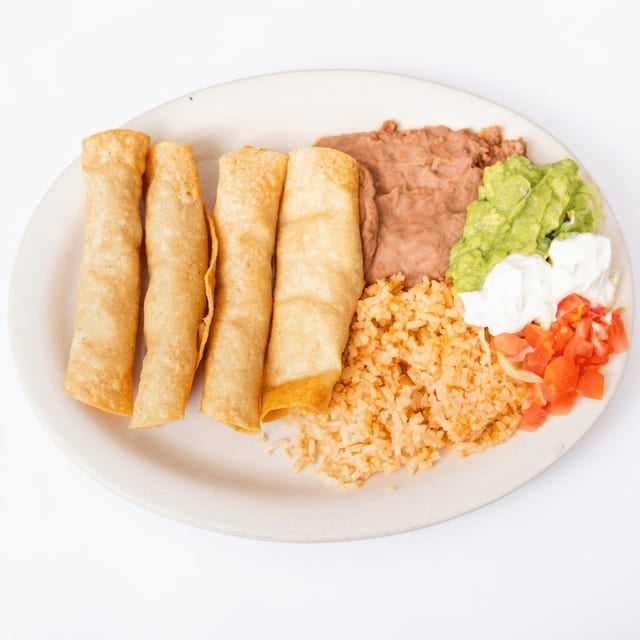 Flautas Plate.